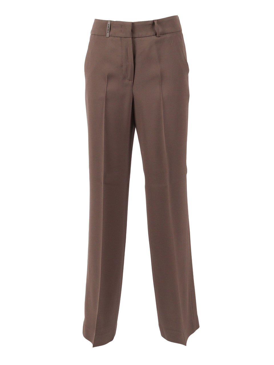 Peserico Woman Trousers Straight Leg Straight-Leg Pants Grijs