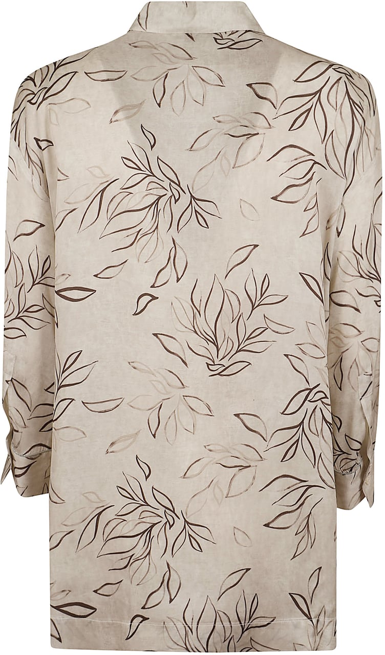 PESERICO CAMICIA RASO FLUIDO DI VISCOSA Beige