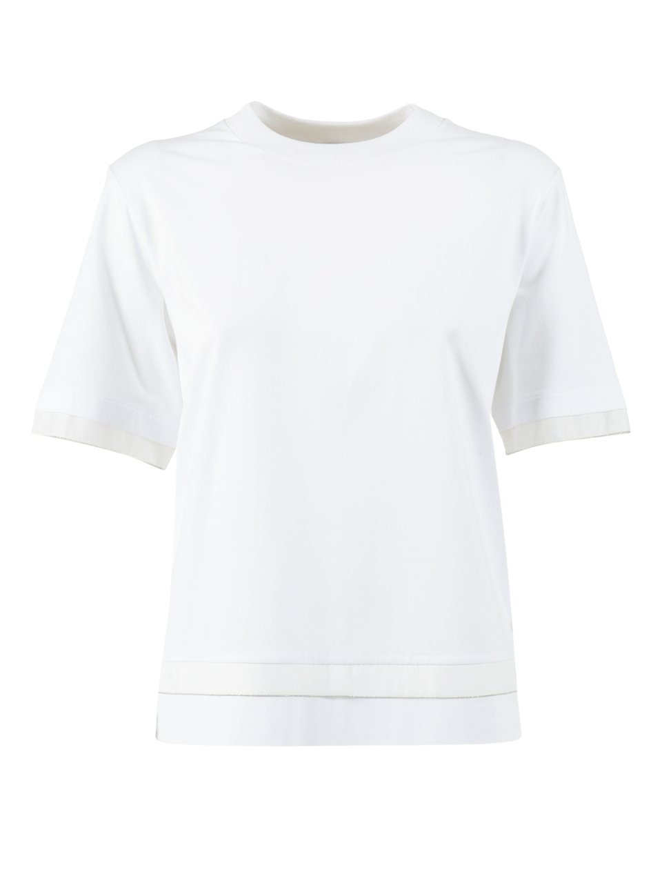 Peserico Blouse Short Sleeve Blouse Wit