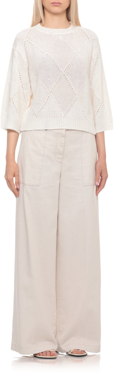 Peserico Sweaters White Wit