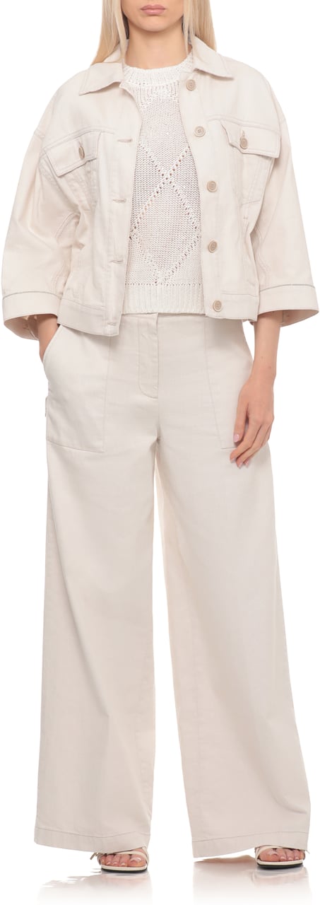 Peserico Sweaters White Wit