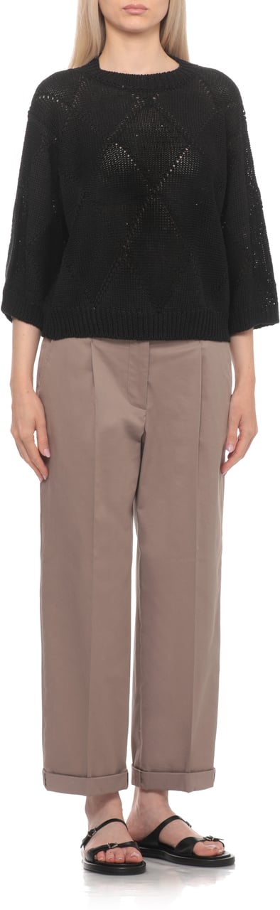 Peserico Sweaters Black Zwart