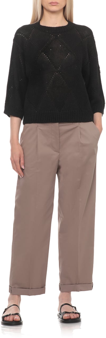 Peserico Sweaters Black Zwart