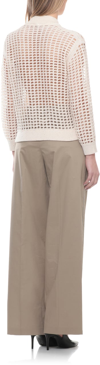 Peserico Sweaters Beige Wit