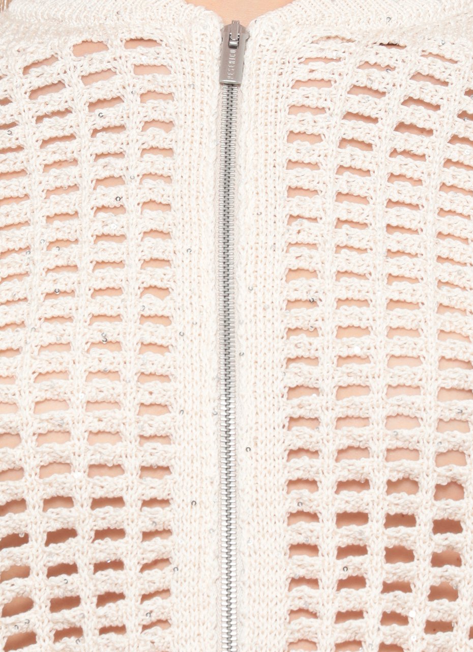 Peserico Sweaters Beige Wit