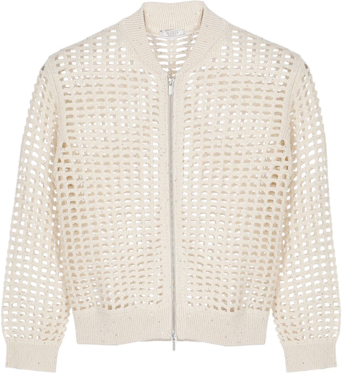 Peserico Sweaters Beige Wit