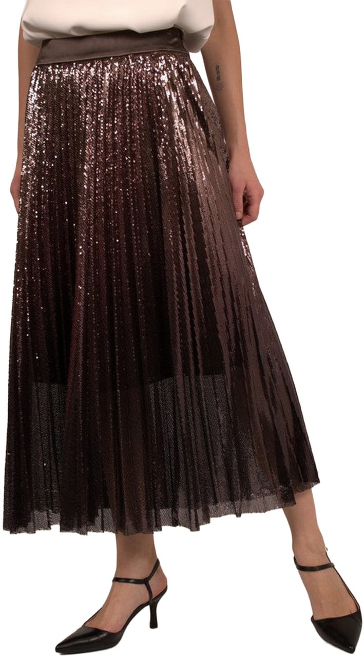 Peserico Skirt Brown Bruin