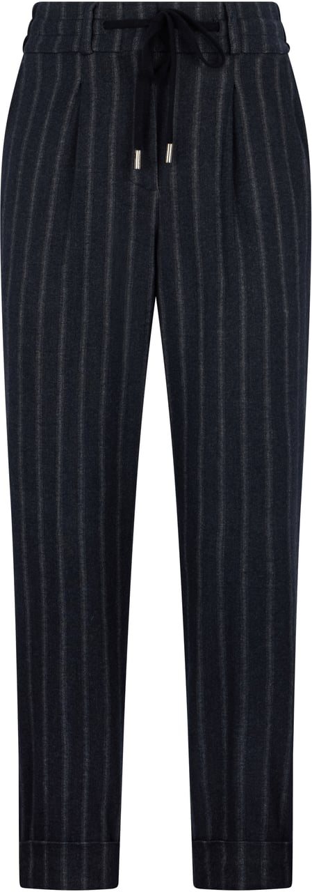 Peserico Elegant gray pinstripe trousers with a fitted silhouette, perfect for a look that offers style and comfort. Grijs