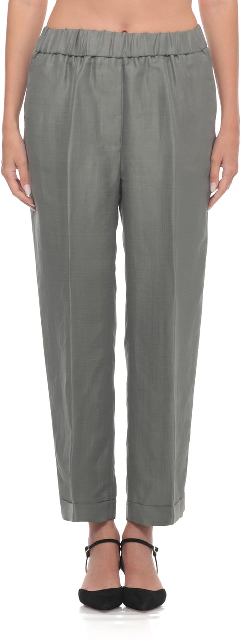 Peserico Trousers Green Lime