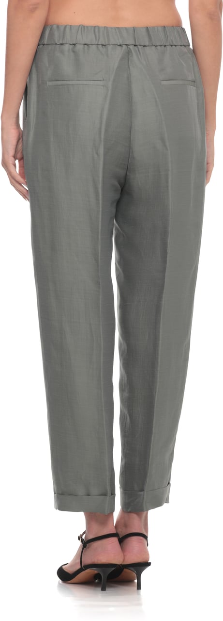 Peserico Trousers Green Lime