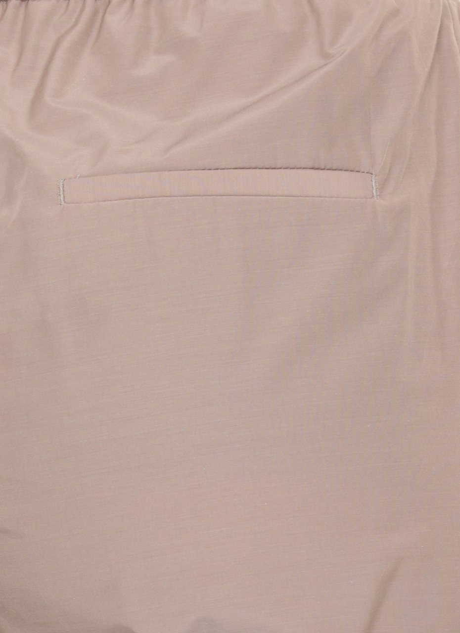 Peserico Beige Cotton-Blend Straight-Leg Pants Neutraal
