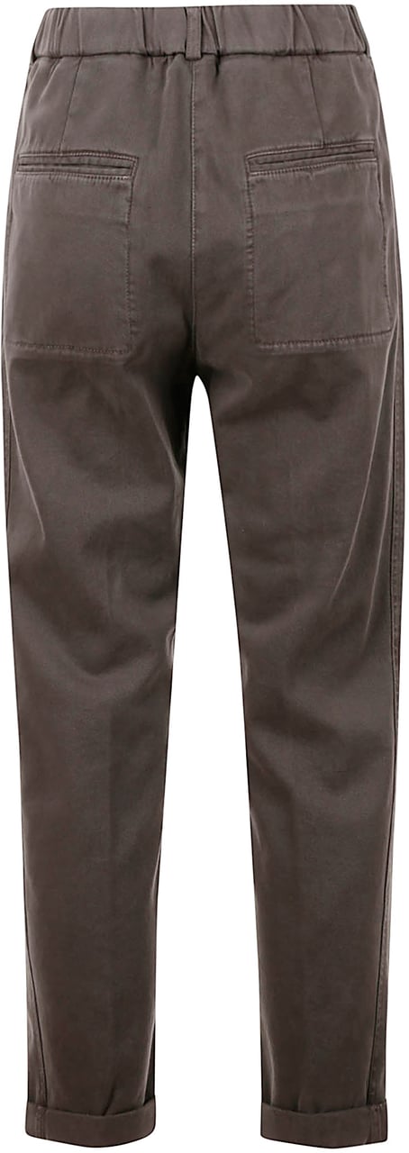 Peserico Trousers Brown Bruin