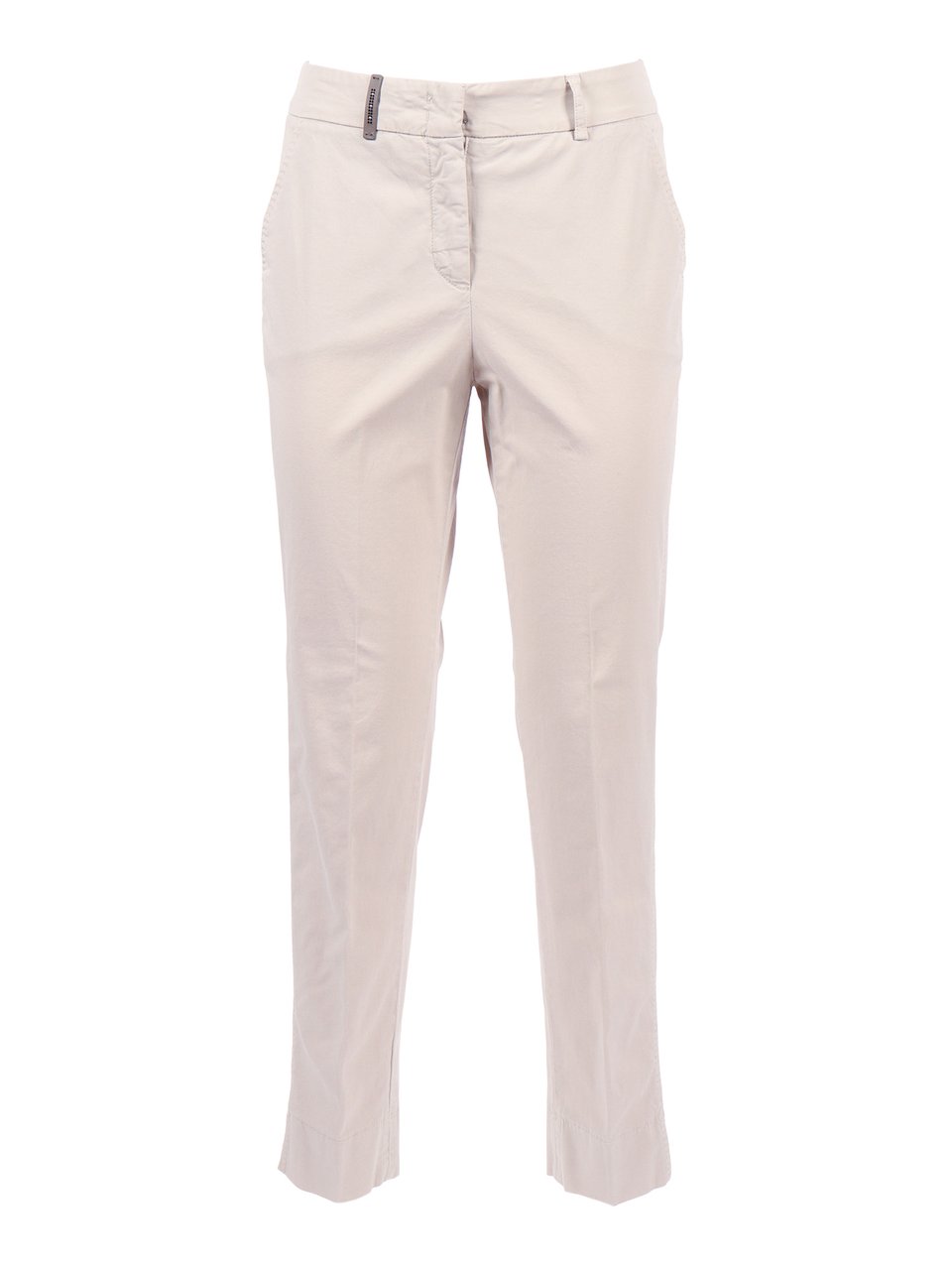 Peserico Woman Trousers Straight Leg Straight-Leg Pants Grijs
