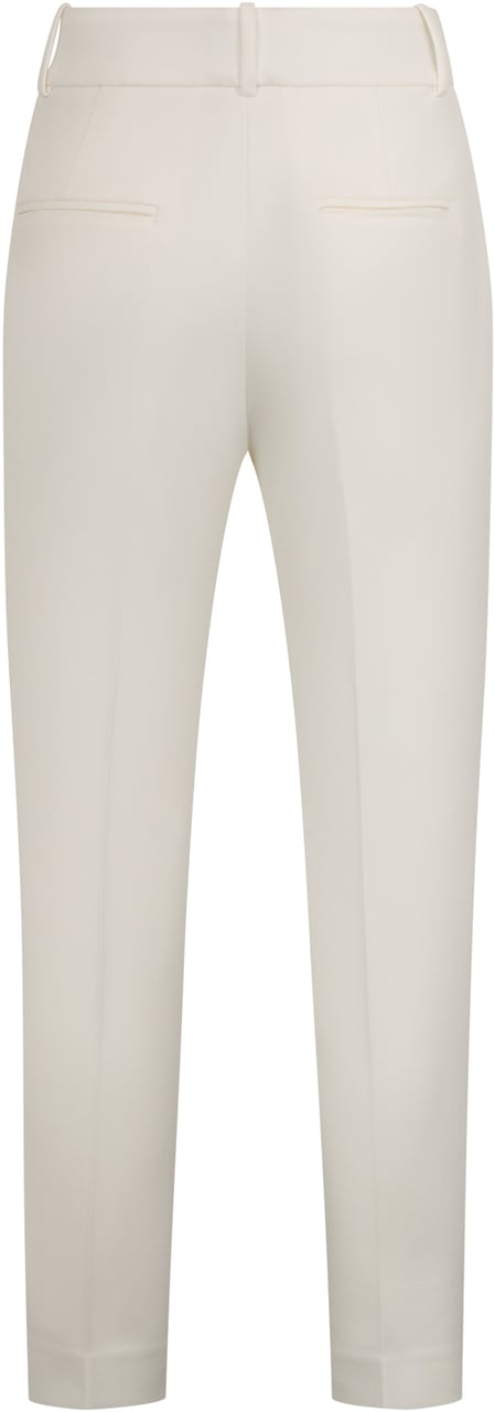Peserico Slim white pants with elegant and minimal design, perfect for any occasion. Wit