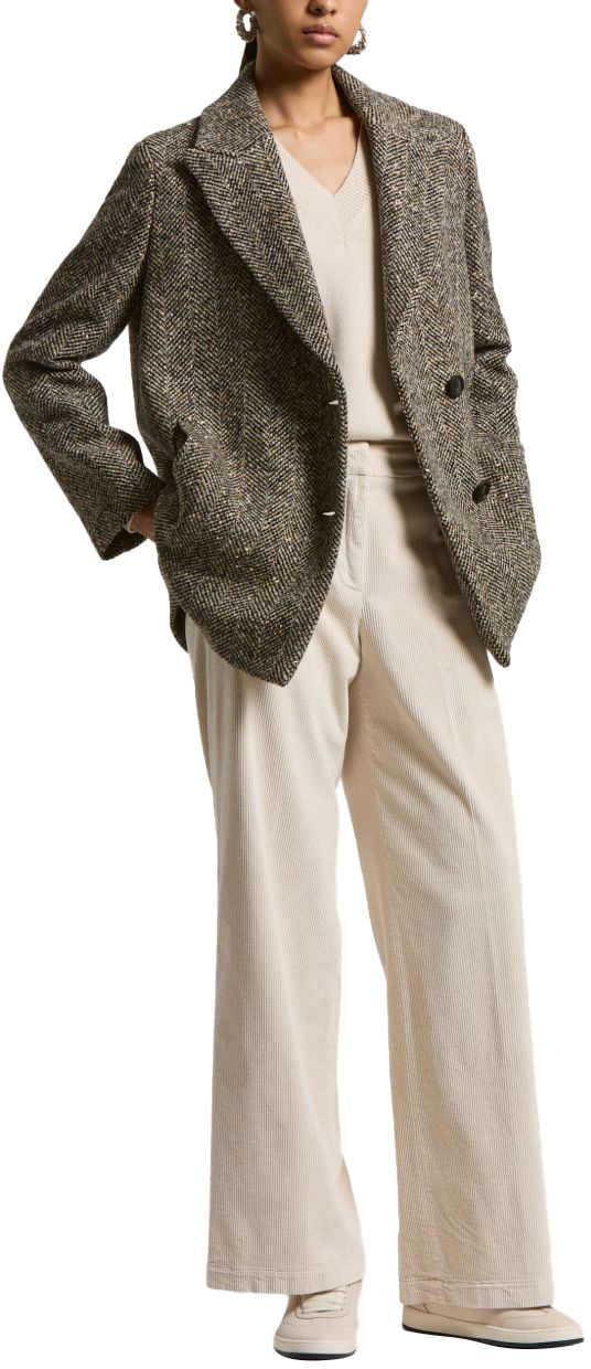 Peserico Peserico Pantaloni Bianco Wit