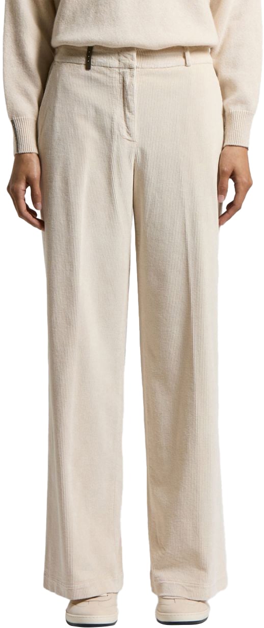 Peserico Peserico Pantaloni Bianco Wit
