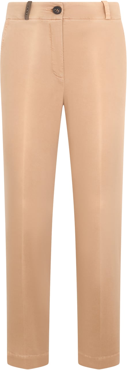 Peserico Beige pants with minimalist and casual design. Beige