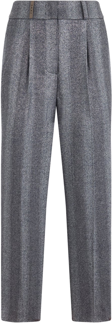 Peserico Elegant pants in shades of gray with a casual and versatile design. Grijs
