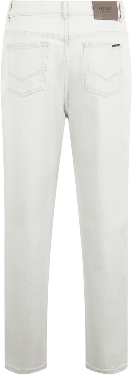Peserico White jeans with a casual and versatile design. Wit