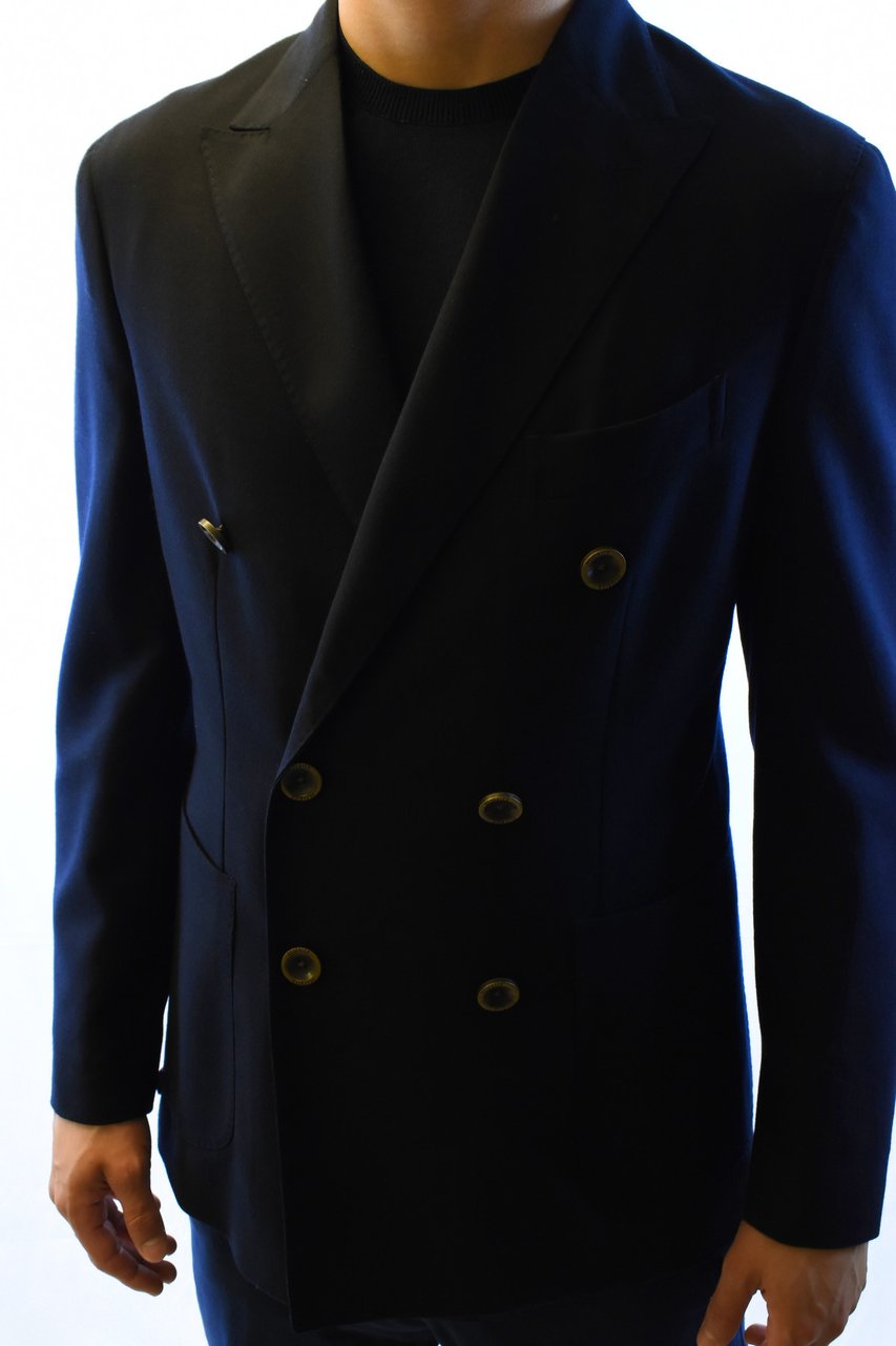 Peserico Jacket Blue Blauw