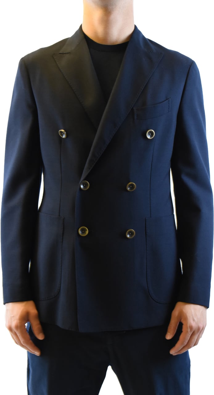 Peserico Jacket Blue Blauw