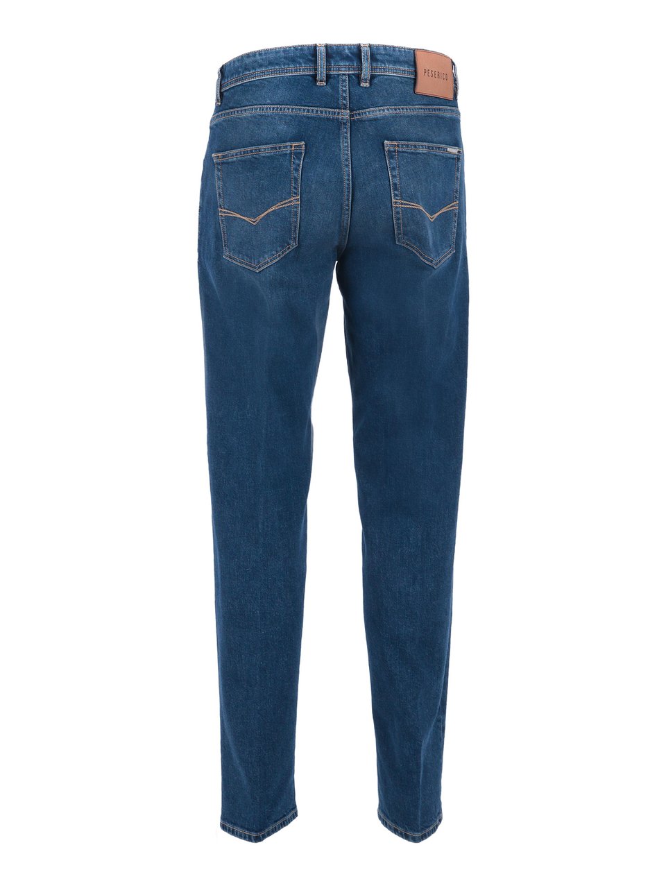 Peserico Medium Blue Five Pocket Jeans Groen