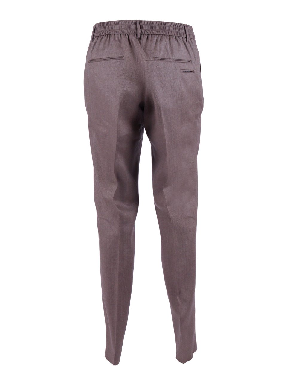 Peserico Tailored Tapered Classic Straight-Leg Pants Grijs