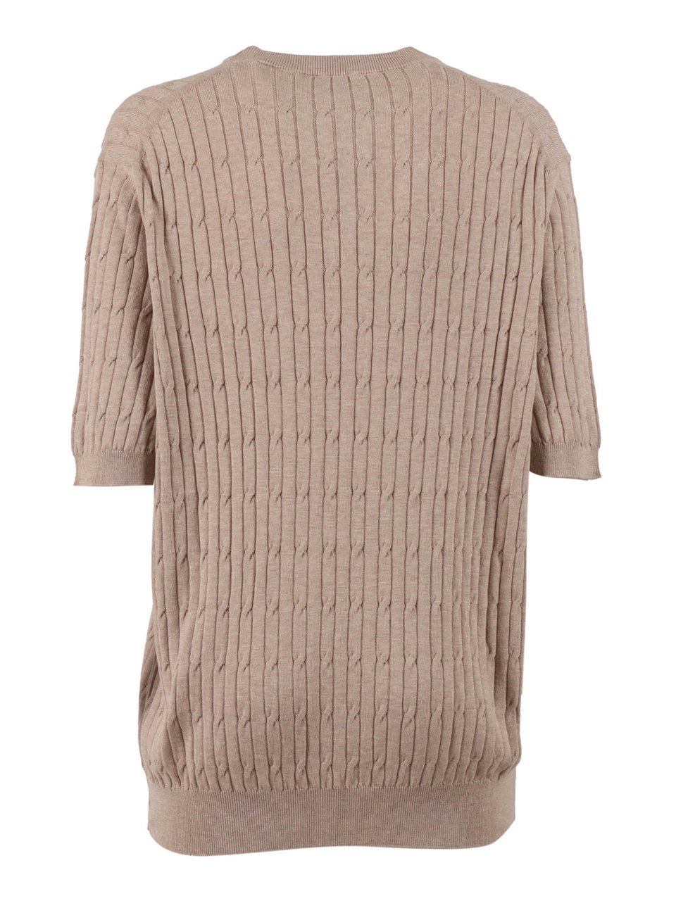 Peserico Textured Cable Knit Sweater Roze