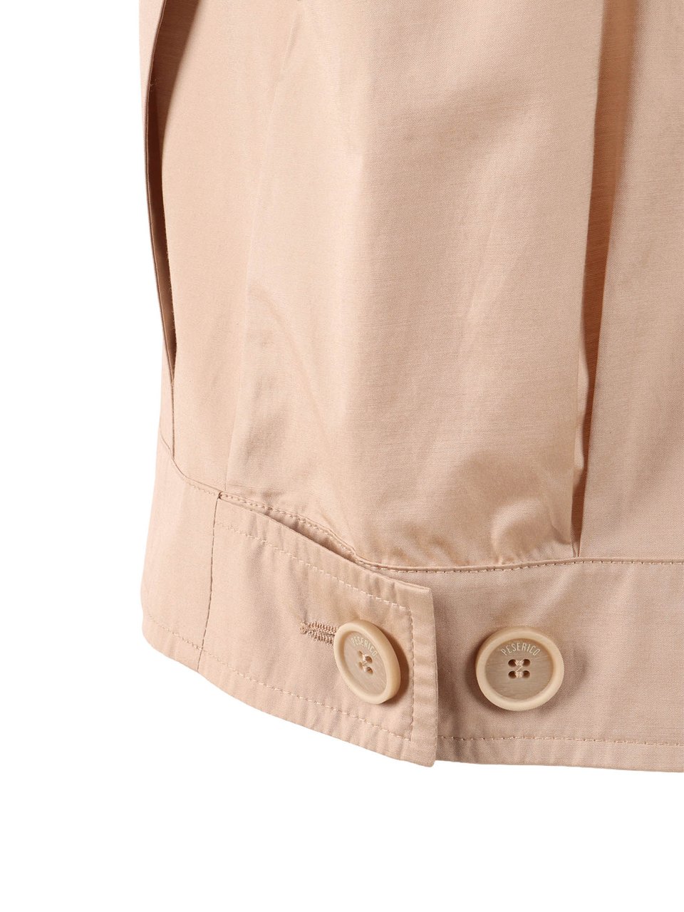 Peserico Tailored Sleeveless Flap Pocket Vest Neutraal