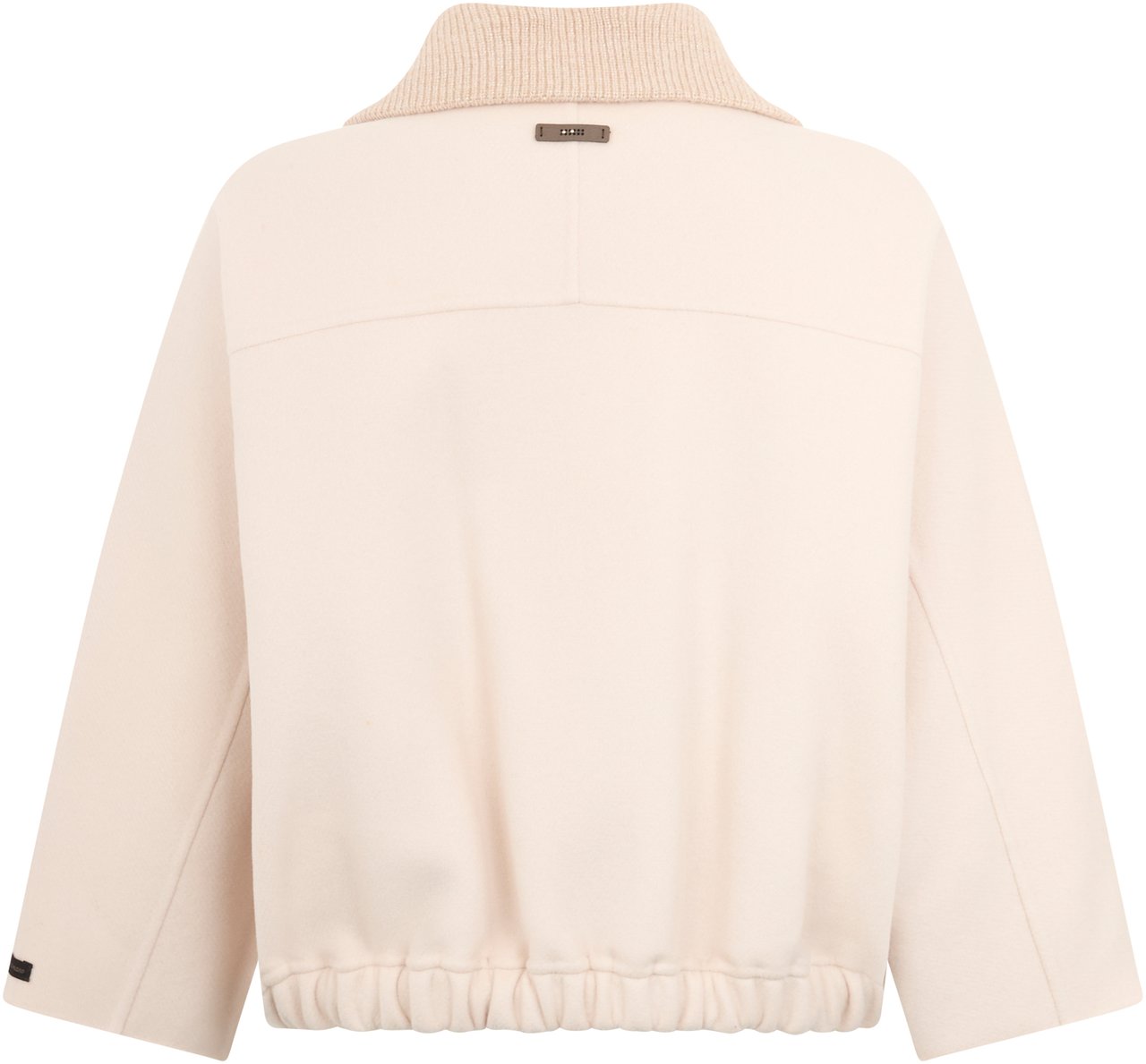 Peserico White cream winter jacket, soft and ideal for a chic look. Wit