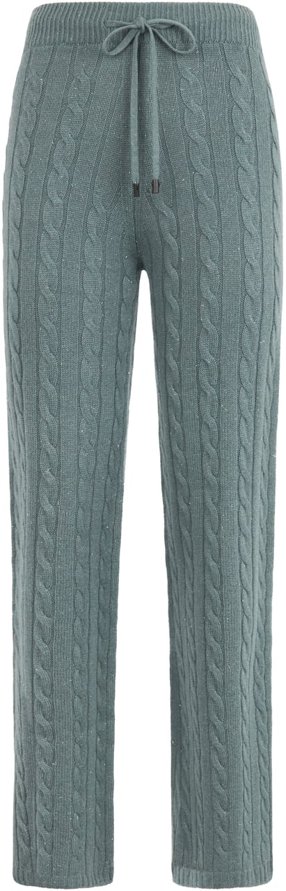 Peserico Petrol green pants, lightweight and versatile. Groen