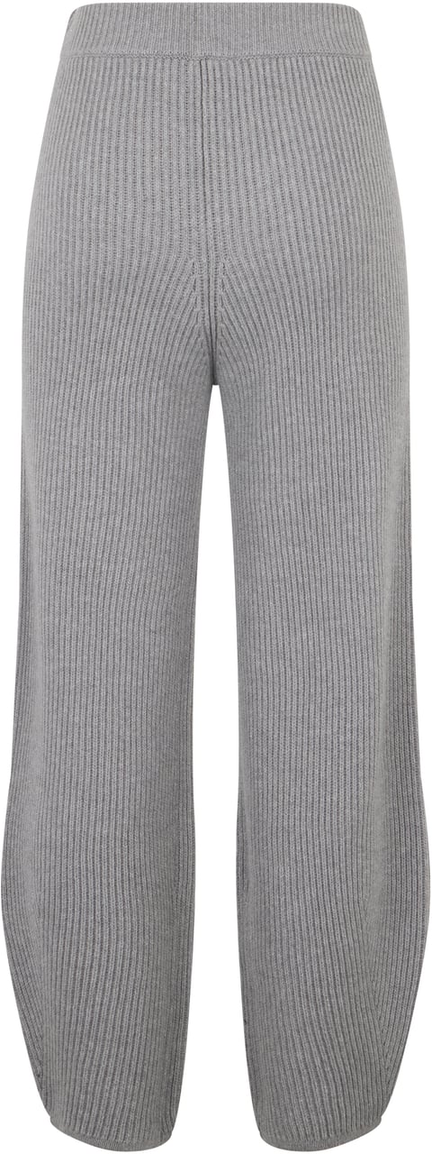 Peserico Gray knit pants with a minimalist design. Grijs