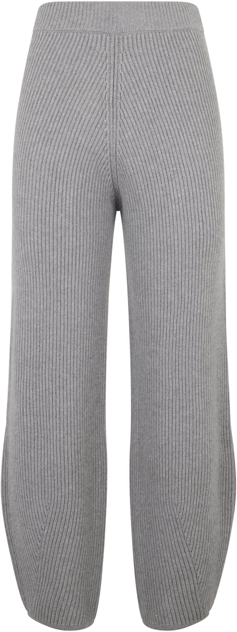 Peserico Gray knit pants with a minimalist design. Grijs