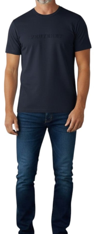 Peuterey Heren T-shirt Blauw