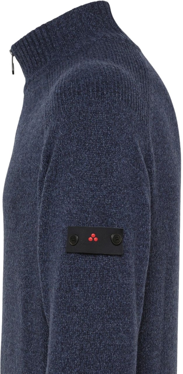 Peuterey Men Braille Sweater Blu Graphite Blauw