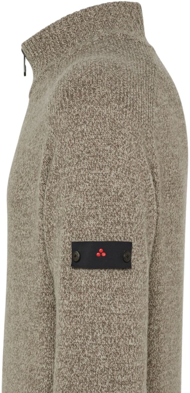Peuterey Men Braille  Sweater Mustang - Mouli Grijs