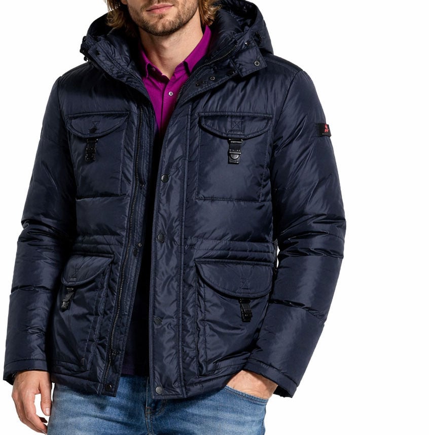 Peuterey field jacket in taffetà Blauw