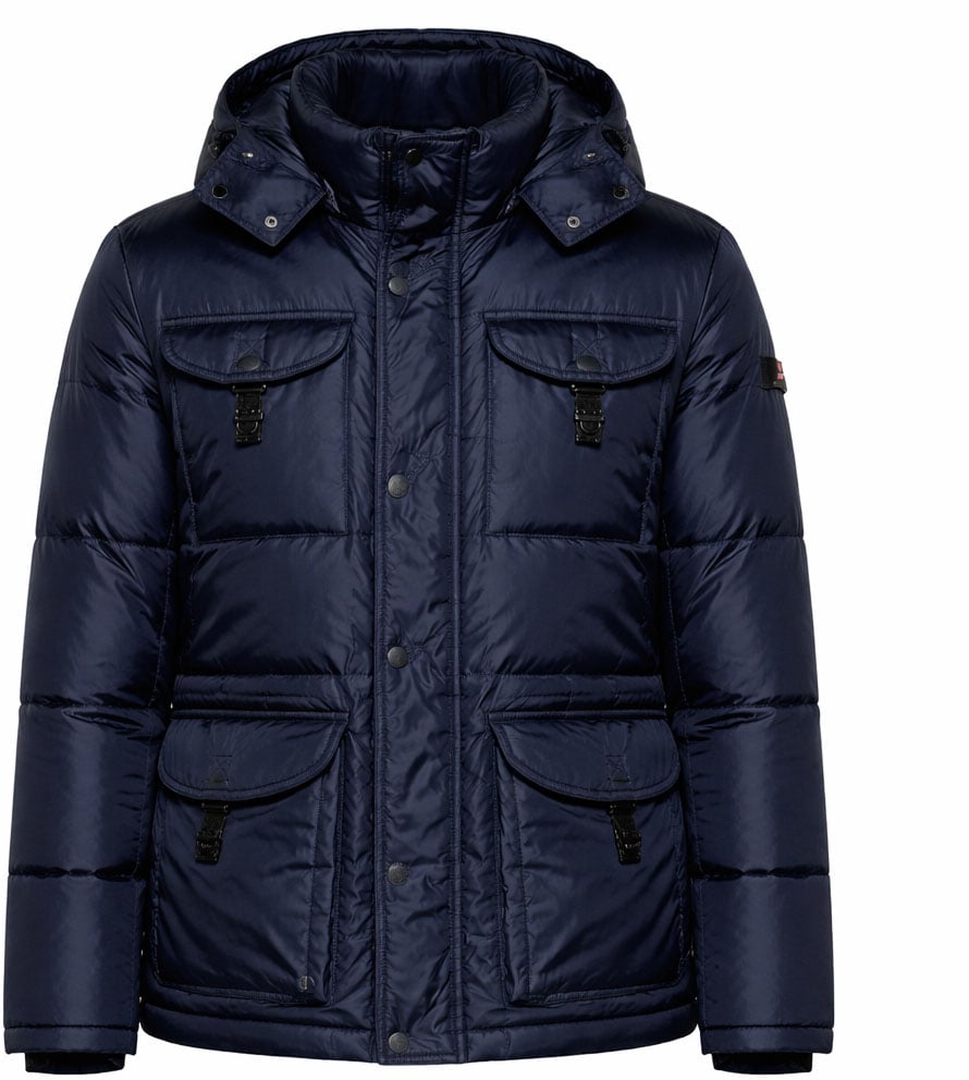 Peuterey field jacket in taffetà Blauw