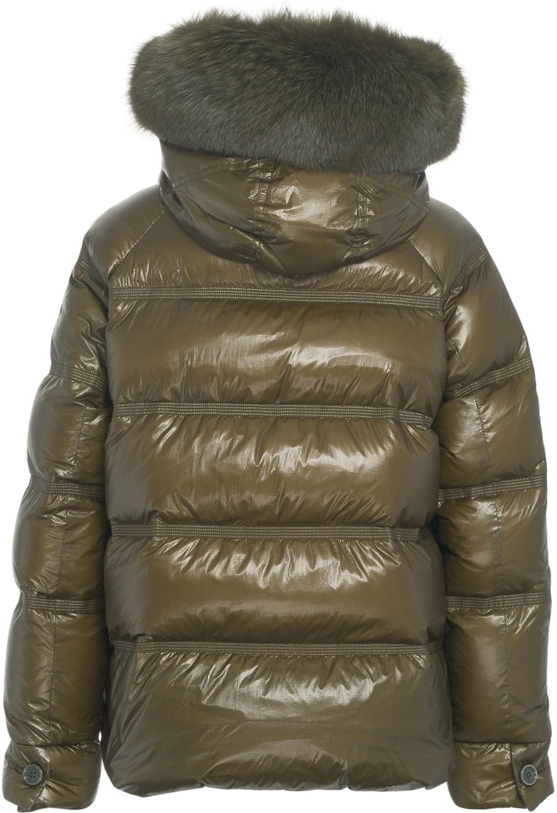 Peuterey Quilted down jacket 'Takan' Groen