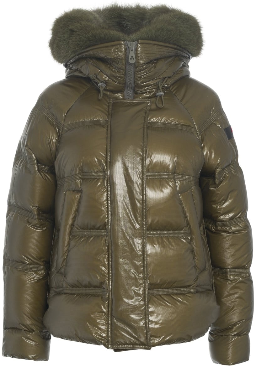 Peuterey Quilted down jacket 'Takan' Groen