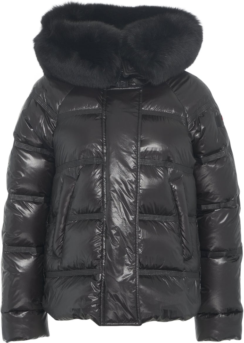 Peuterey Quilted down jacket 'Takan' Zwart