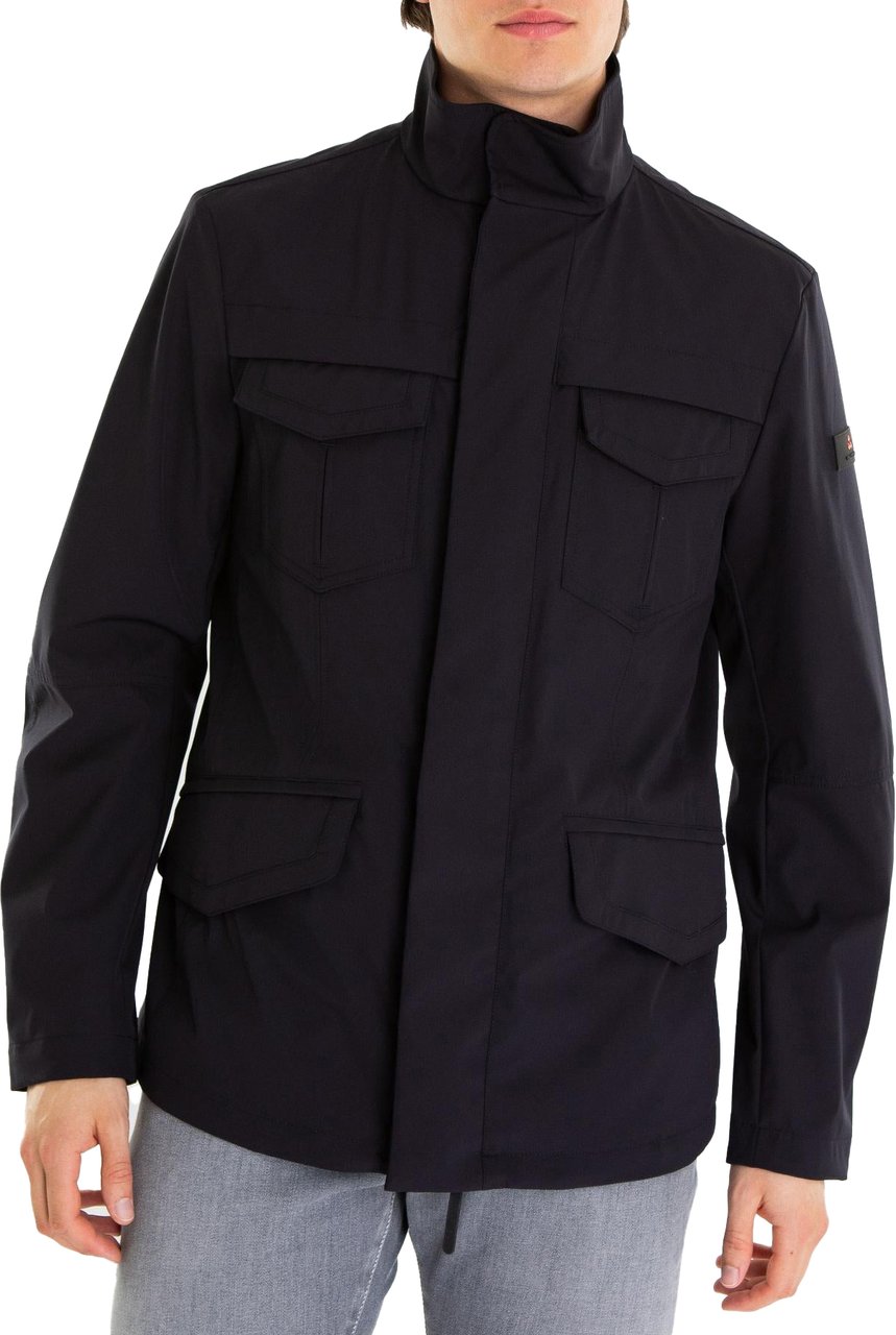 Peuterey Heren Metal MDN 07 Jacket Zwart Zwart