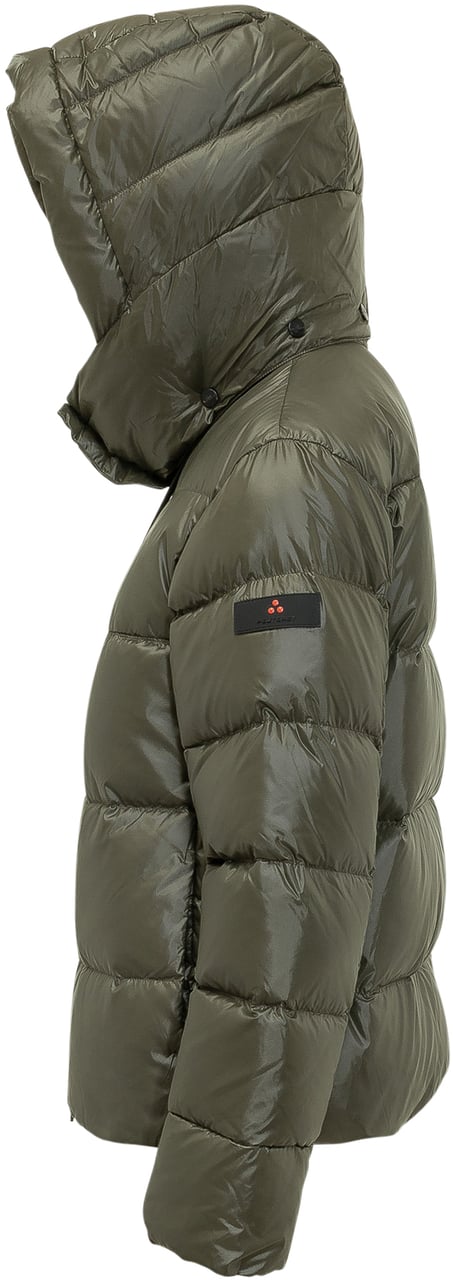 Peuterey Kenid Lks Piumino Con Cappuccio Donkergroen