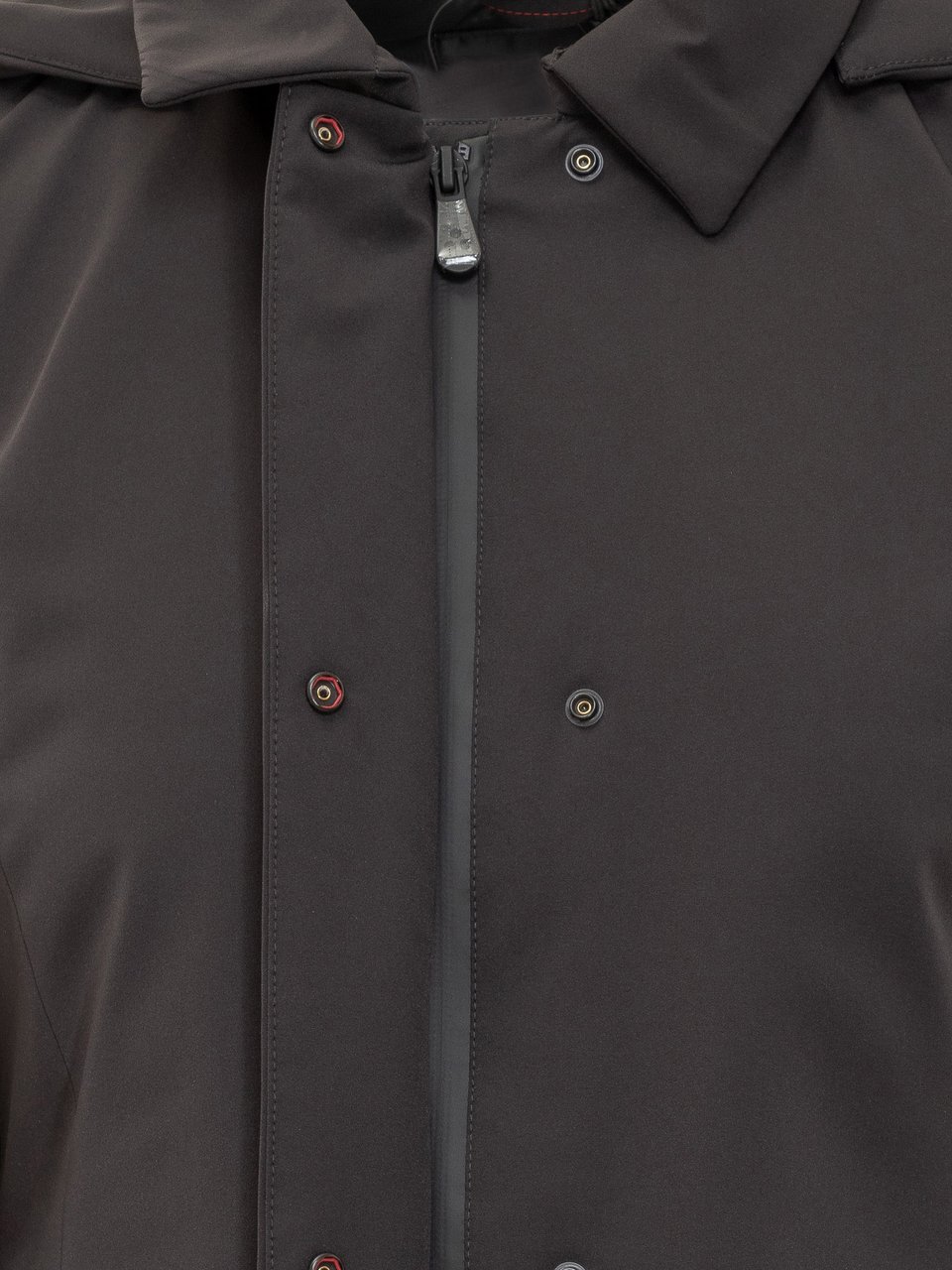 Peuterey Peuterey Cappotto Nero con Cappuccio Zwart