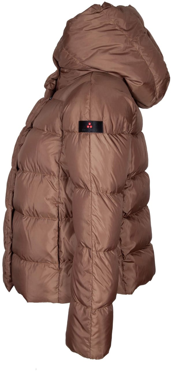 Peuterey Peuterey tucano mqn superlight down jacket in recycled fabric, brown Bruin