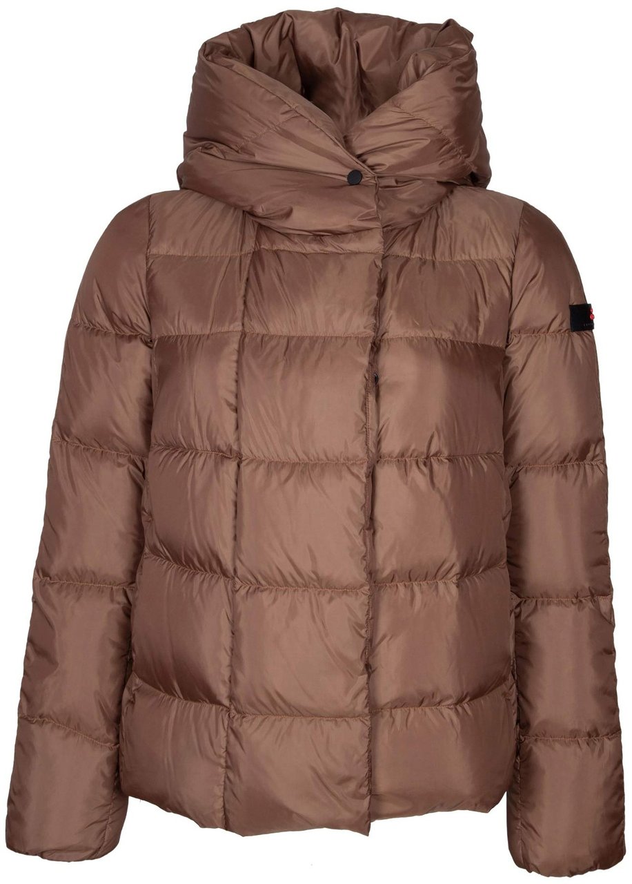 Peuterey Peuterey tucano mqn superlight down jacket in recycled fabric, brown Bruin