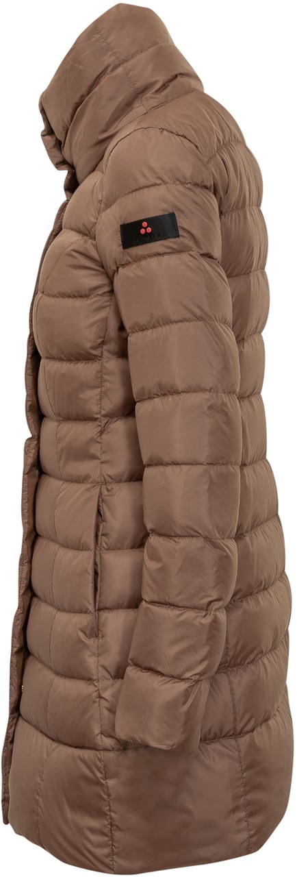 Peuterey Peuterey Piumino Marrone con Collo Alto Bruin