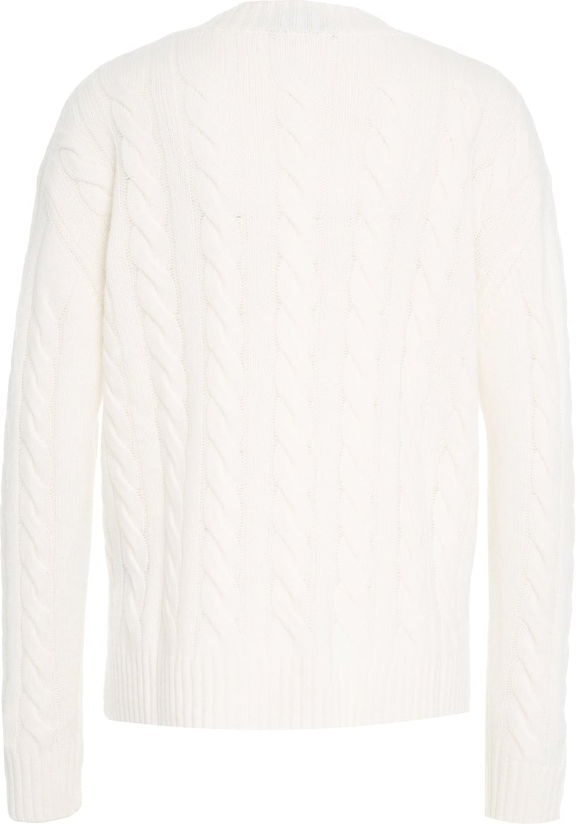 Peuterey Cable knit sweater 'Lapierre' Wit
