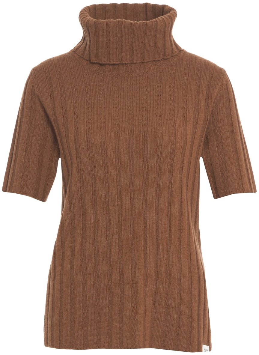 Peuterey Short sleeve sweater 'Andelys' Bruin