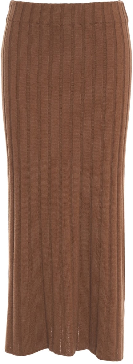 Peuterey Knit midi skirt 'Vernon' Bruin
